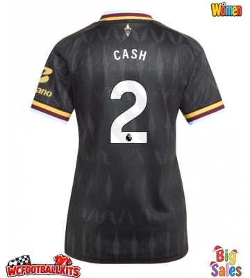Aston Villa Matty Cash #2 Replica Away Stadium Shirt for Women 2026-27 Short Sleeve